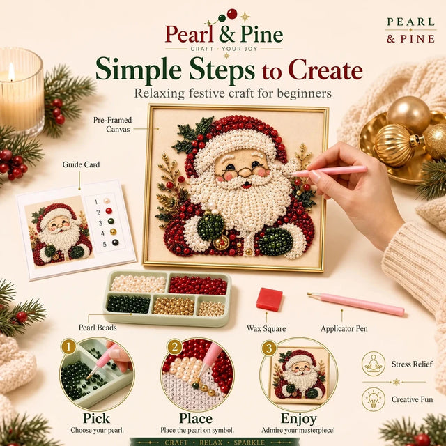 Christmas Pearl Diamond Painting Art Set