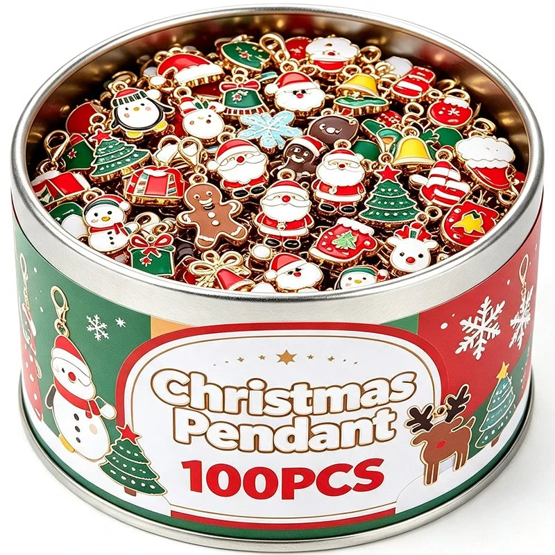 Mixed Christmas Theme Keychains Pendants