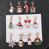 Mixed Christmas Theme Keychains Pendants
