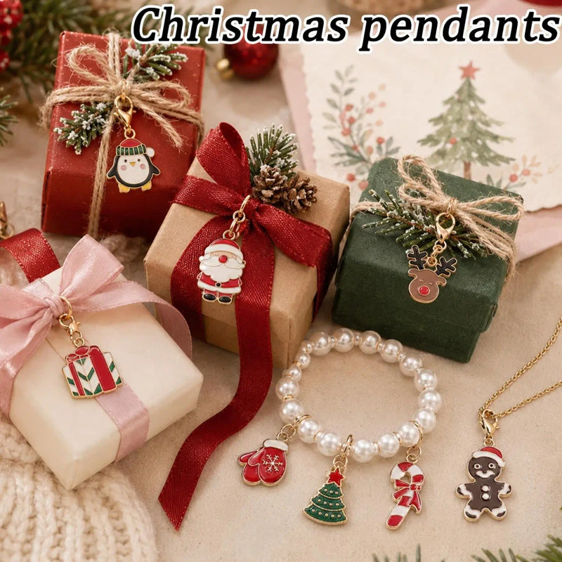 Mixed Christmas Theme Keychains Pendants