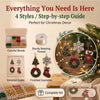 Christmas Beaded Ornaments DIY Kit