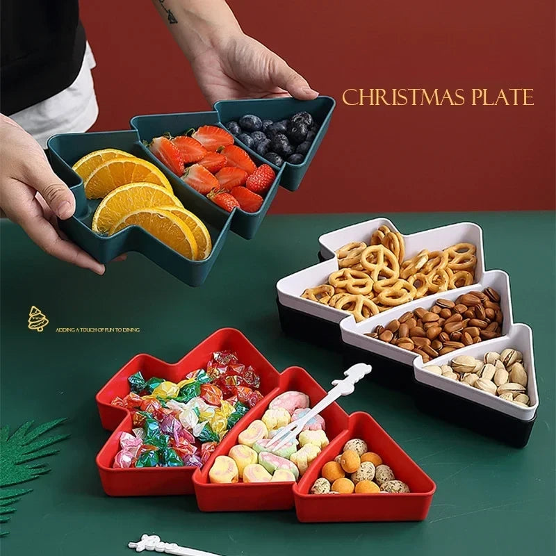 Christmas Tree Fruit Plate