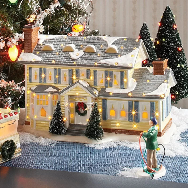 Mini Resin Christmas Village Figurine