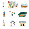 Mini Resin Christmas Village Figurine