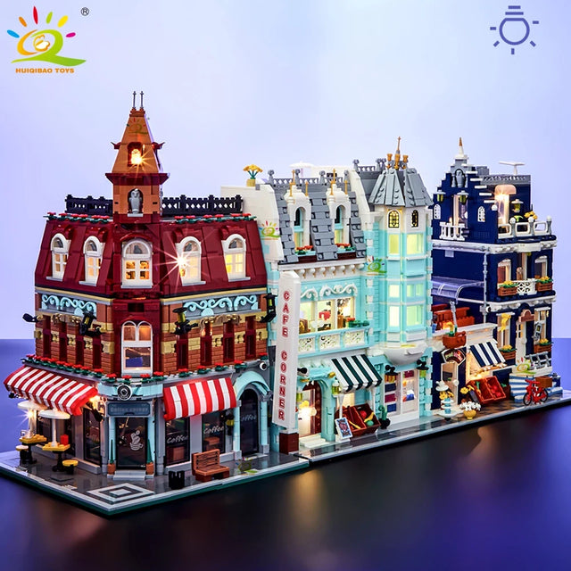 City Coffee Shop Micro Building Blocks
