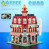 City Coffee Shop Micro Building Blocks