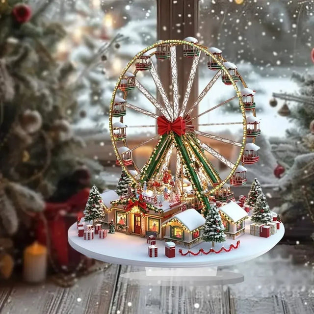 Christmas Ferris Wheel Ornament