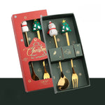 Stainless Steel Christmas Flatware Set