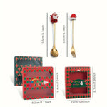 Stainless Steel Christmas Flatware Set