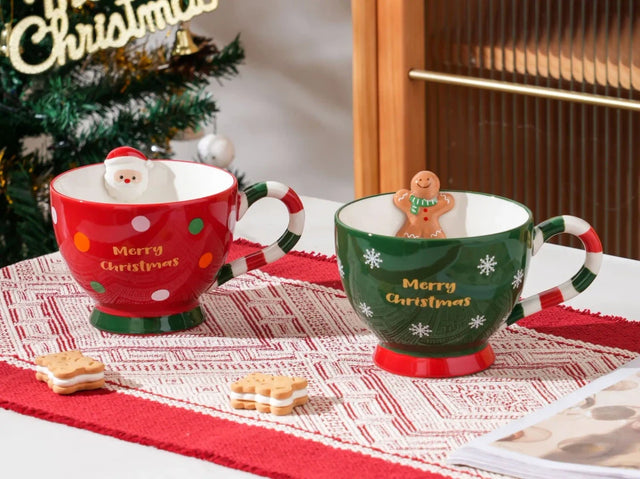 Festive Ceramic Christmas Coffee Mug
