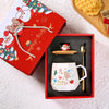 Ceramic Christmas Coffee Mug Gift Set