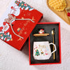 Ceramic Christmas Coffee Mug Gift Set