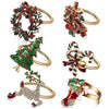 Metal Christmas Napkin Rings