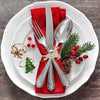 Metal Christmas Napkin Rings