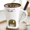 Ceramic Chocolate Melting Fondue Mug