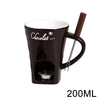 Ceramic Chocolate Melting Fondue Mug