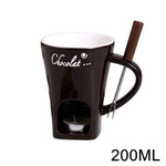 Ceramic Chocolate Melting Fondue Mug