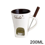 Ceramic Chocolate Melting Fondue Mug