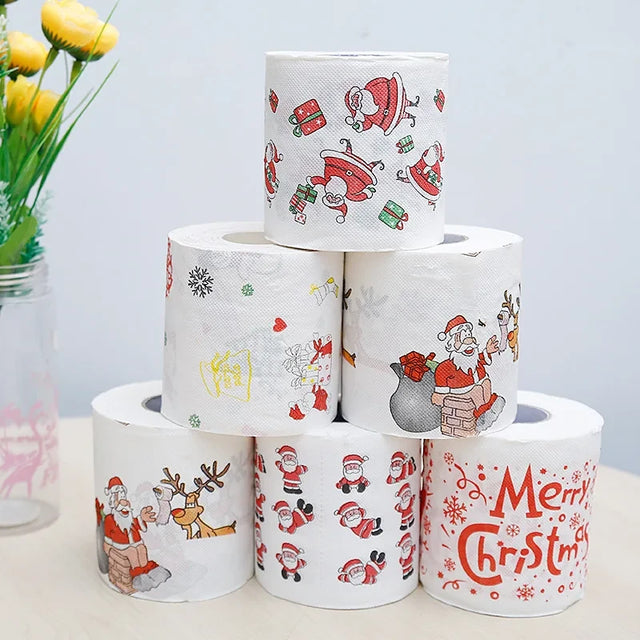 Christmas Festival Printed Toilet Paper