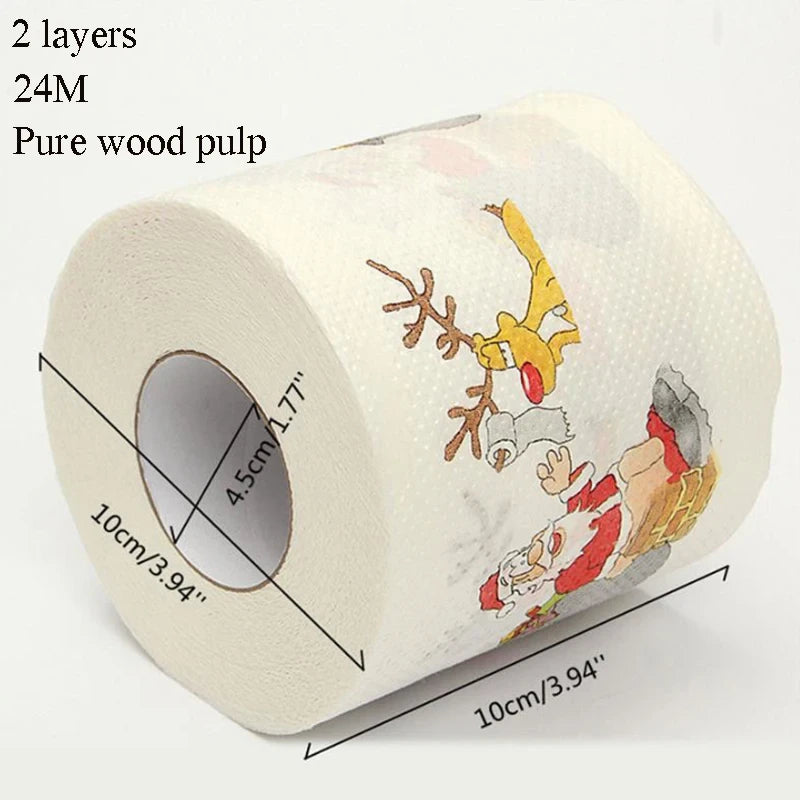 Christmas Festival Printed Toilet Paper