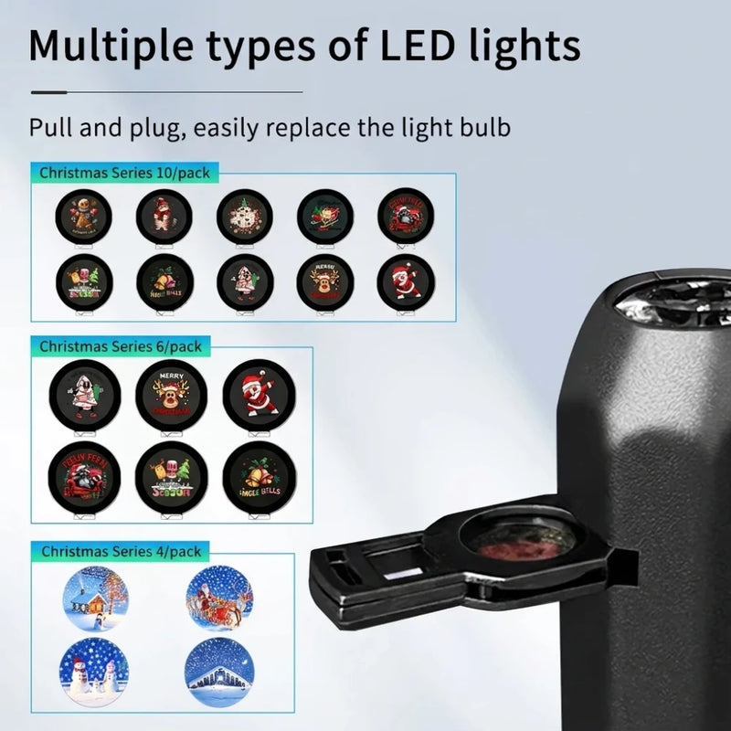 USB LED Christmas Projector Light