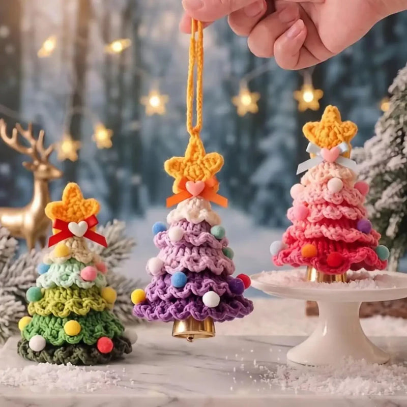 Handmade Crochet Christmas Tree Ornament
