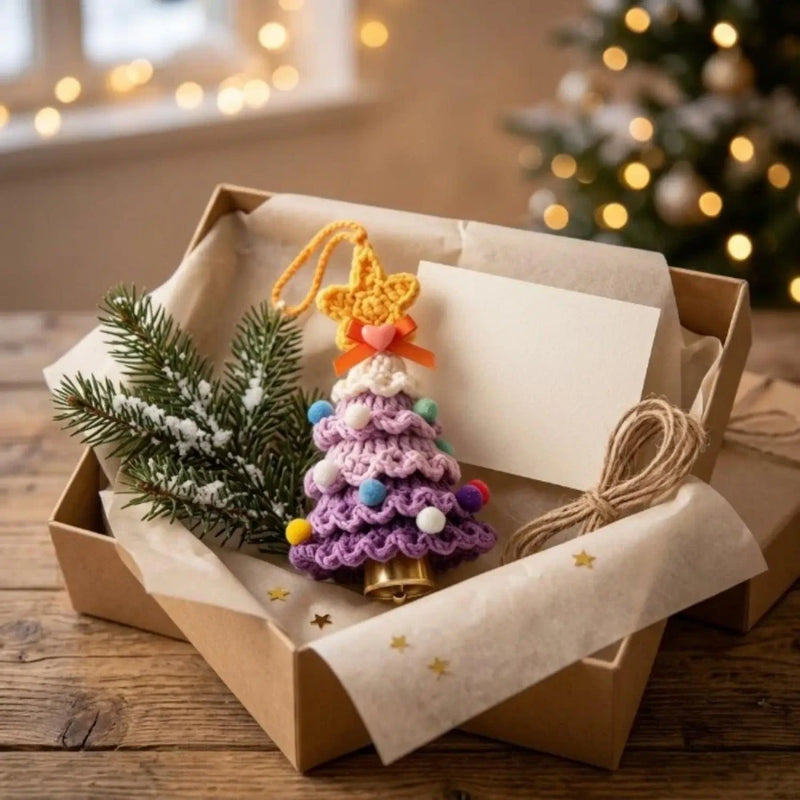 Handmade Crochet Christmas Tree Ornament