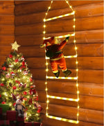 Climbing Santa Claus LED Ladder Light