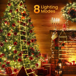Climbing Santa Claus LED Ladder Light