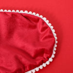 Velvet Christmas Stockings With Pom Pom Trim