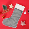 Velvet Christmas Stockings With Pom Pom Trim