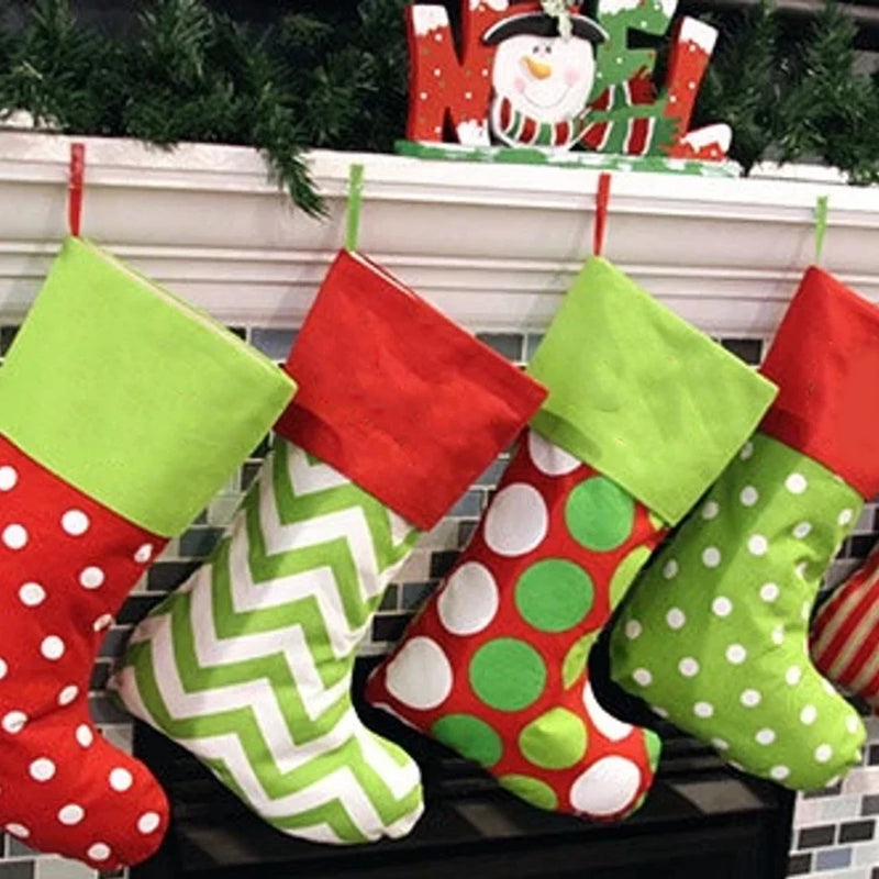 Festive Pattern Holiday Christmas Stocking