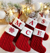 Knitted Christmas Stocking Tree Pendant