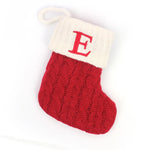 Knitted Christmas Stocking Tree Pendant