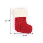 Knitted Christmas Stocking Tree Pendant