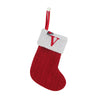Knitted Snowflake Christmas Stocking
