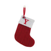 Knitted Snowflake Christmas Stocking
