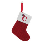 Knitted Snowflake Christmas Stocking