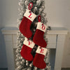 Knitted Snowflake Christmas Stocking