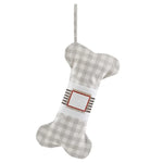 Plaid Dog Christmas Stocking