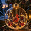 Transparent Acrylic Christmas Ball Ornament