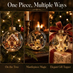 Transparent Acrylic Christmas Ball Ornament