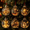 Transparent Acrylic Christmas Ball Ornament