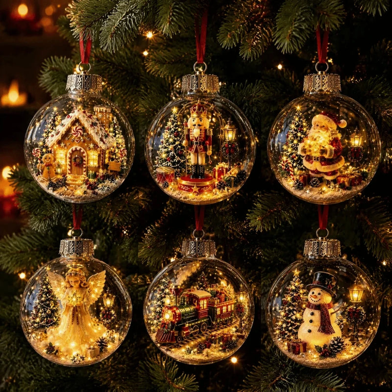 Transparent Acrylic Christmas Ball Ornament