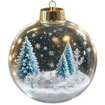 Transparent Acrylic Christmas Ball Ornament