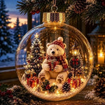 Transparent Acrylic Christmas Ball Ornament