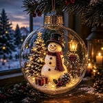 Transparent Acrylic Christmas Ball Ornament