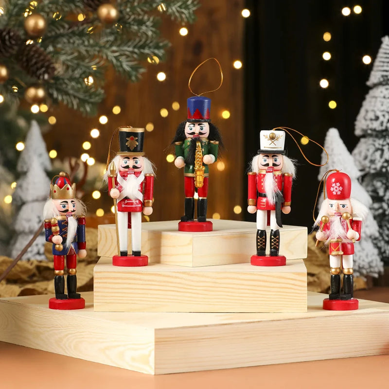 Walnut Soldier Christmas Tree Ornaments