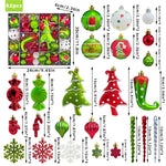 Green Monster Christmas Ornaments