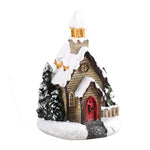 LED Resin Village House Ornament